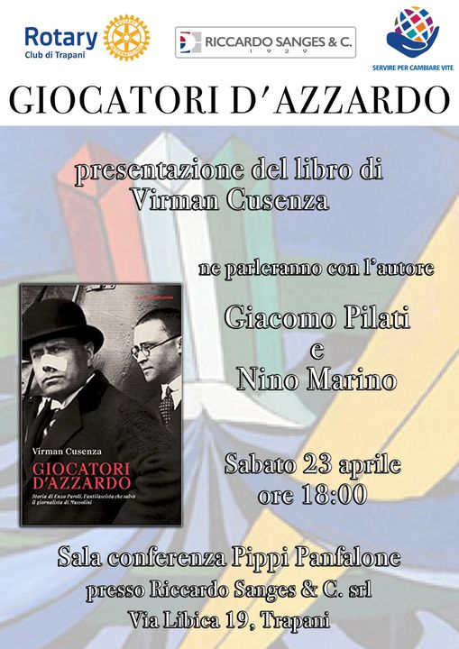 Giocatori D’azzardo – Presentazione del libro di Virman Cusenza