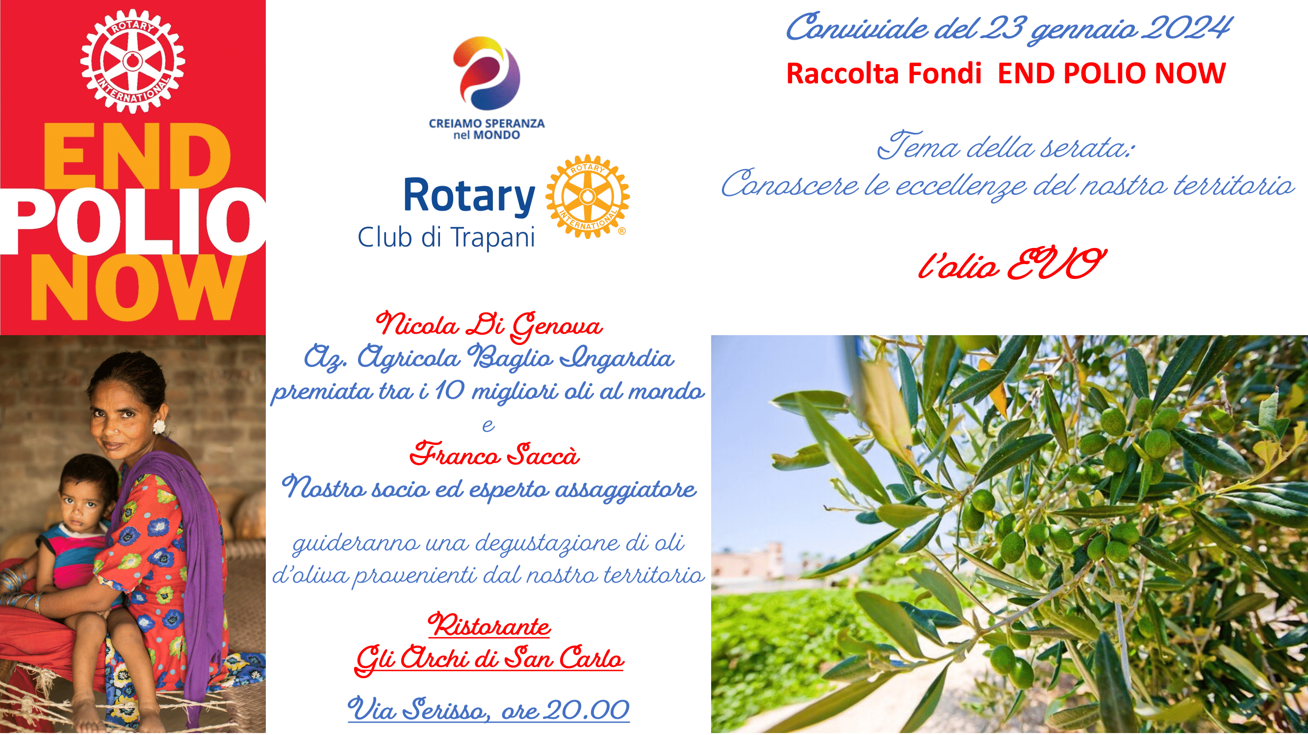 RACCOLTA FONDI END POLIO NOW