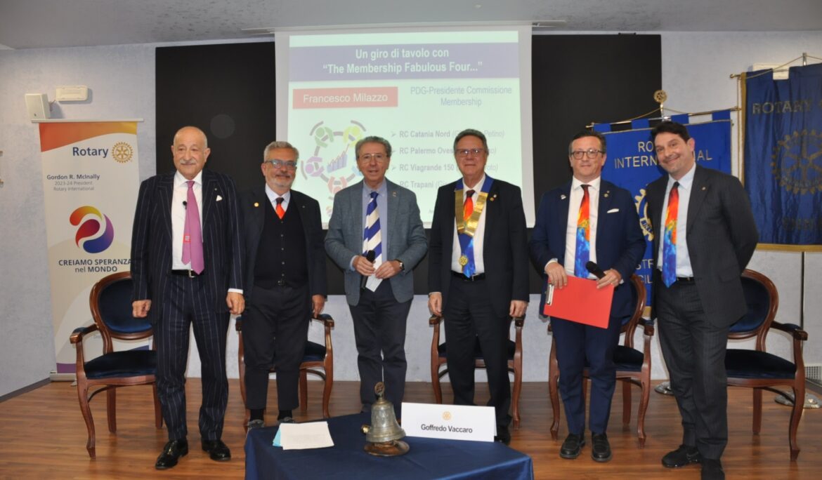 Riconoscimento per Rotary Club di Trapani dal Distretto 2110