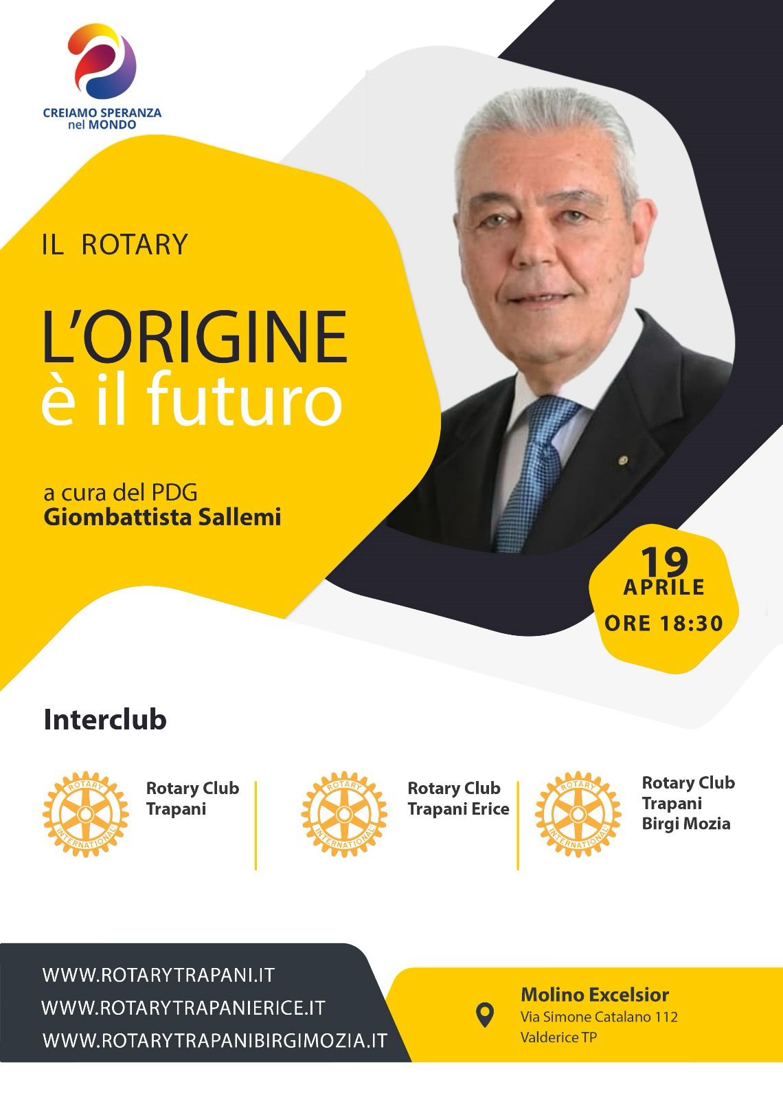 L’origine e’ il futuro a cura del PDG Giombattista Sallemi