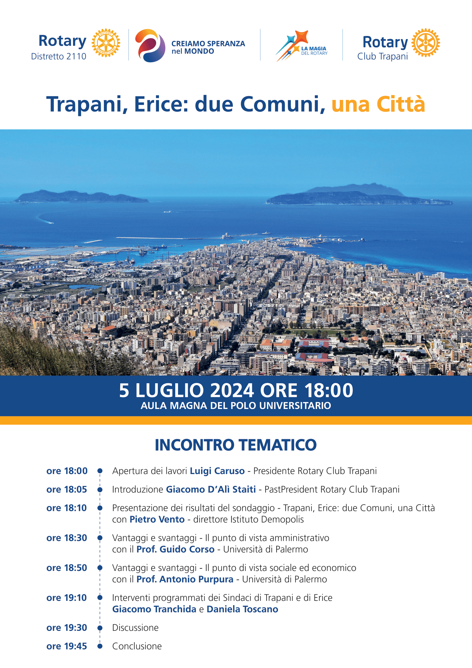 Trapani,Erice: due Comuni, una città